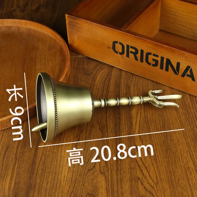 Brass - Six Mantras Lama Ritual Instrument Handheld Pure Copper Three-Pronged Demon-Suppressing Bell O
Brass - Six Mantras Lama Ritual Instrument Handheld Pure Copper Three-Pronged Demon-Suppressing Bell O