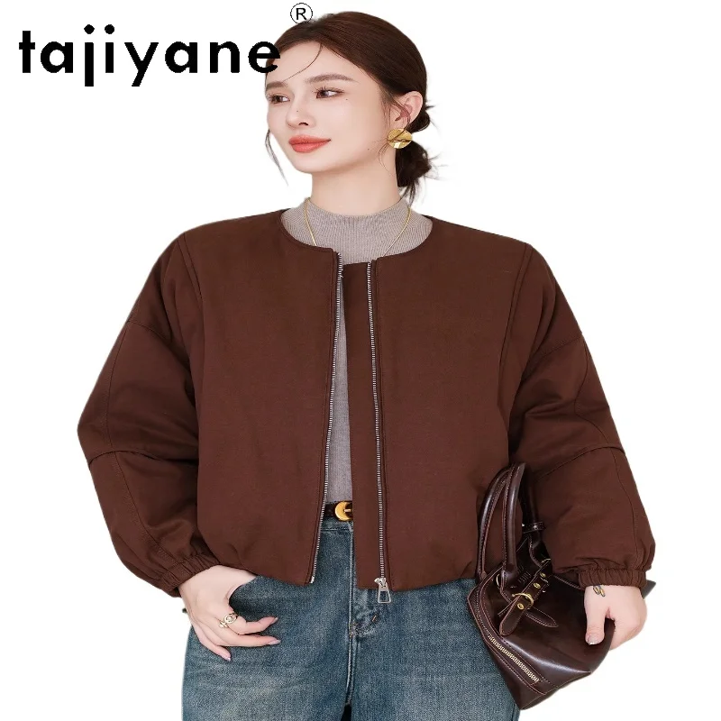 TAJIYANE 90% White Goose Down Coat Women Stylish O-Neck Outerwears Short Warm Puffer Jacket 2025 Winter Clothes Woman ropa mujer
TAJIYANE 90% White Goose Down Coat Women Stylish O-Neck Outerwears Short Warm Puffer Jacket 2025 Winter Clothes Woman ropa mujer