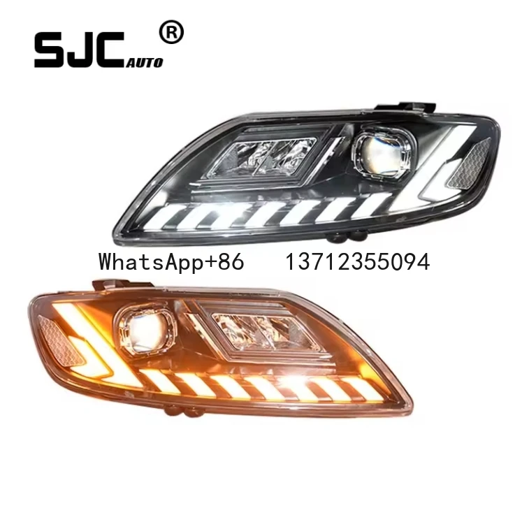 SJC авто для Audi Q7 2006-2015 светодиодные фары, линзы проектора, передняя фара, динамический сигнал, анимация, автомобильные аксессуары
SJC авто для Audi Q7 2006-2015 светодиодные фары, линзы проектора, передняя фара, динамический сигнал, анимация, автомобильные аксессуары