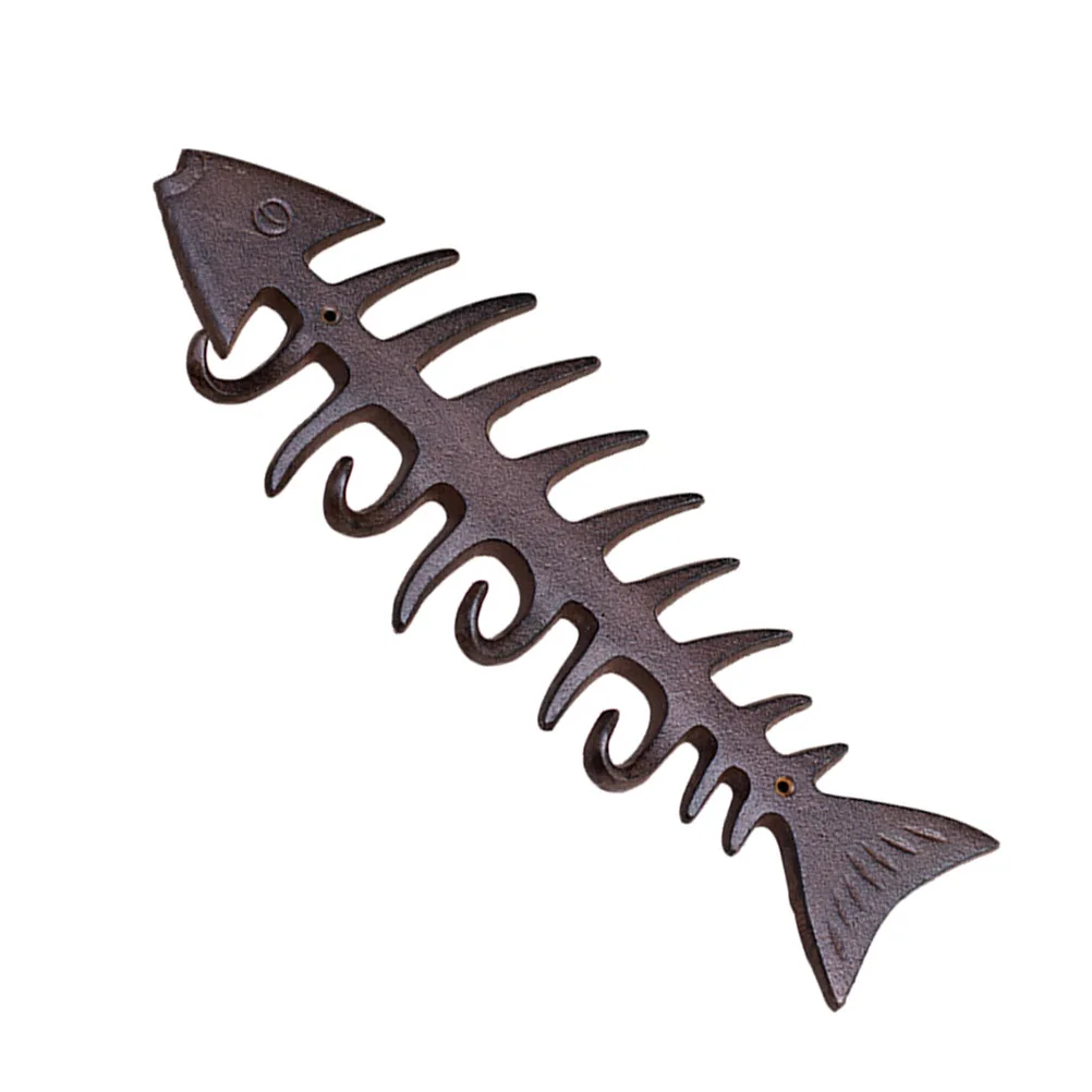 1pc Iron Hook Fashion Fishbone Shape Pothook Versatile Wall Hook Creative Hanger Organizer Coffee - Size S
1pc Iron Hook Fashion Fishbone Shape Pothook Versatile Wall Hook Creative Hanger Organizer Coffee - Size S