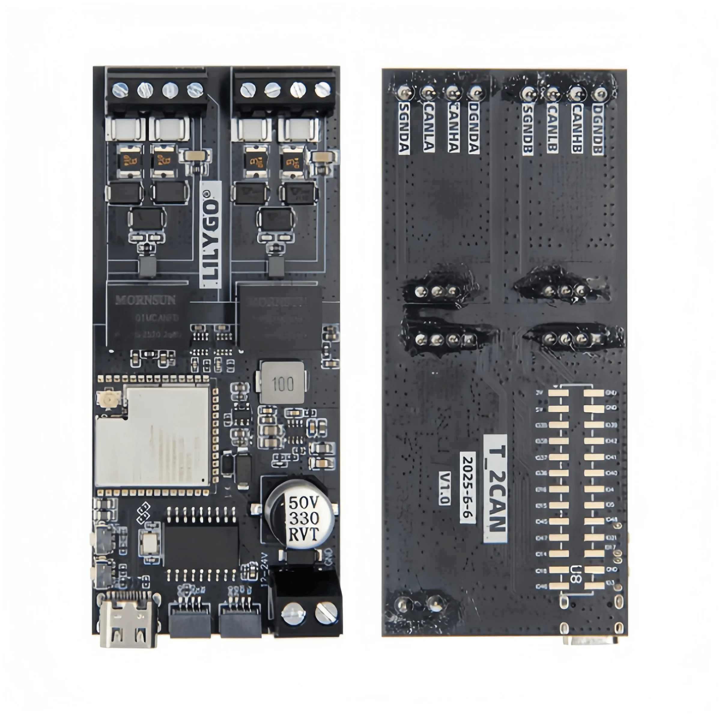 ЛИЛИГО ® Плата разработки модуля T-2CAN ESP32-S3 с поддержкой WiFi, Bluetooth и CAN, с интерфейсом QWIIC
ЛИЛИГО ® Плата разработки модуля T-2CAN ESP32-S3 с поддержкой WiFi, Bluetooth и CAN, с интерфейсом QWIIC