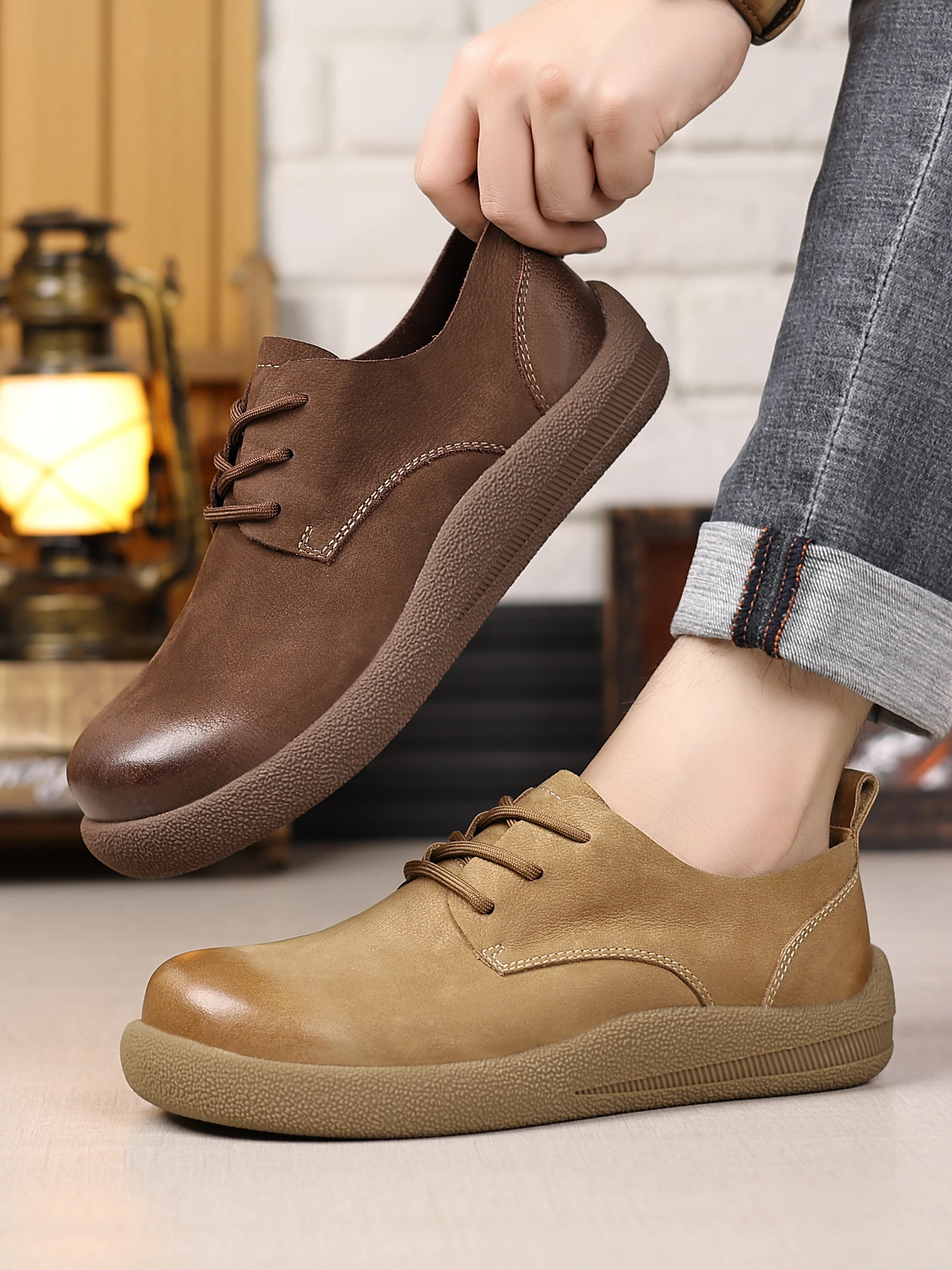 Кожаные мужские ботинки Ox, мягкие ботинки на шнуровке, повседневные зимние ботинки Briti Sle, износостойкая резина
Кожаные мужские ботинки Ox, мягкие ботинки на шнуровке, повседневные зимние ботинки Briti Sle, износостойкая резина