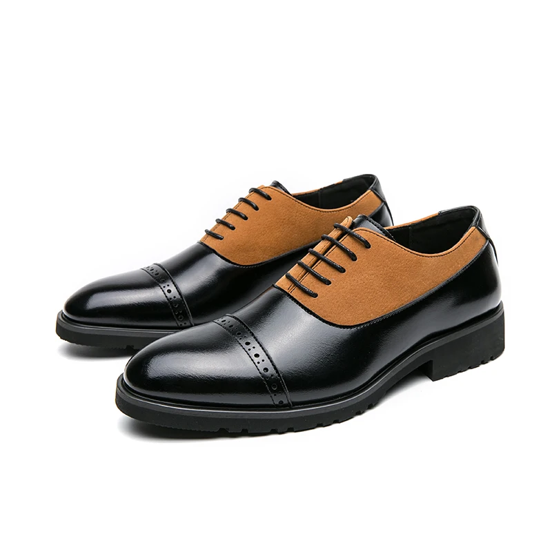 Popular Men Formal Shoes with Black Stitching British Fashion Brand Blok Shoes Gentlemen's Banquet Shoes Sizes 38-46 Men Shoes
Popular Men Formal Shoes with Black Stitching British Fashion Brand Blok Shoes Gentlemen's Banquet Shoes Sizes 38-46 Men Shoes