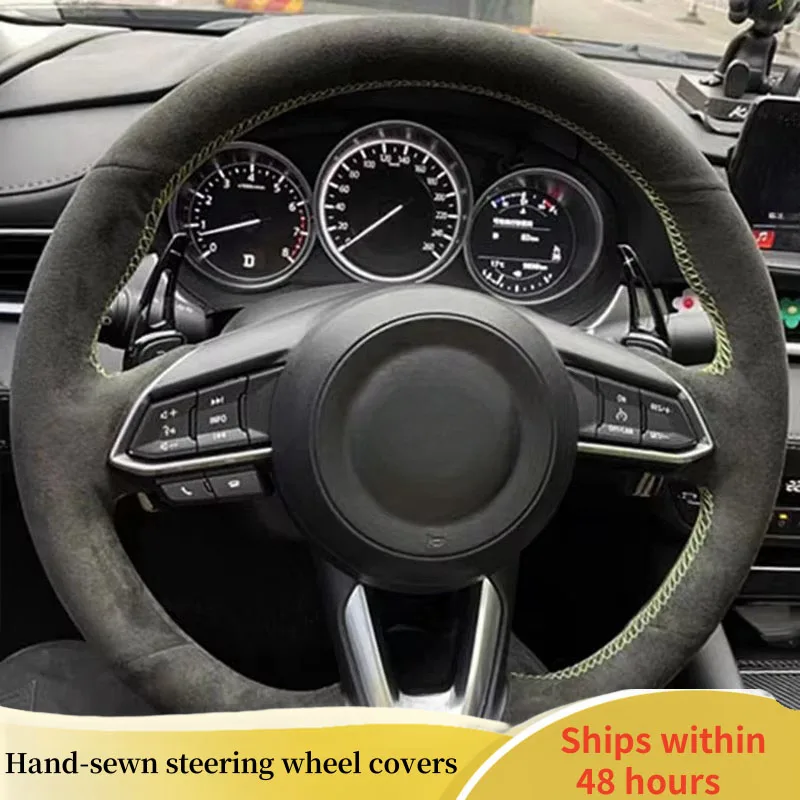 Чехол на руль автомобиля для Mazda 3 Axela 2017-2018 Mazda 6 Atenza CX-3 CX-5 CX-9 DIY, мягкая замшевая кожаная оплетка на руль
Чехол на руль автомобиля для Mazda 3 Axela 2017-2018 Mazda 6 Atenza CX-3 CX-5 CX-9 DIY, мягкая замшевая кожаная оплетка на руль