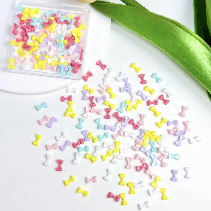 50PCS Macaron Colors Resin Bows Nail Charms Mini Cute Bowknots Nail Art Decorations for Making DIY Nail Hairpin Accessories
50PCS Macaron Colors Resin Bows Nail Charms Mini Cute Bowknots Nail Art Decorations for Making DIY Nail Hairpin Accessories