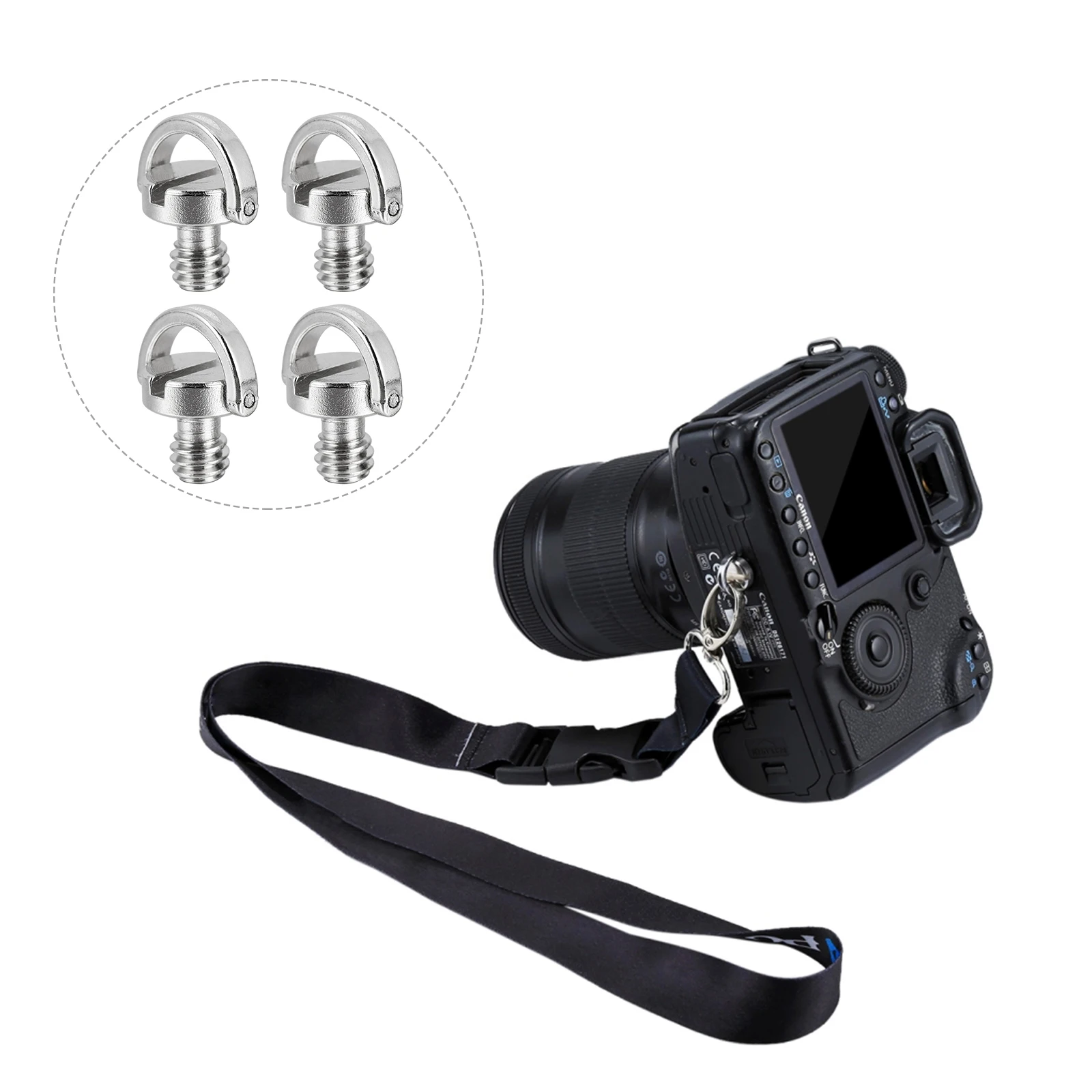 5pcs Camera Fixing Screw Mounts 1/4 D Ring Tripod Adapter Replacement Accessories Lightweight Portable Anti Rust Corrosion
5pcs Camera Fixing Screw Mounts 1/4 D Ring Tripod Adapter Replacement Accessories Lightweight Portable Anti Rust Corrosion
