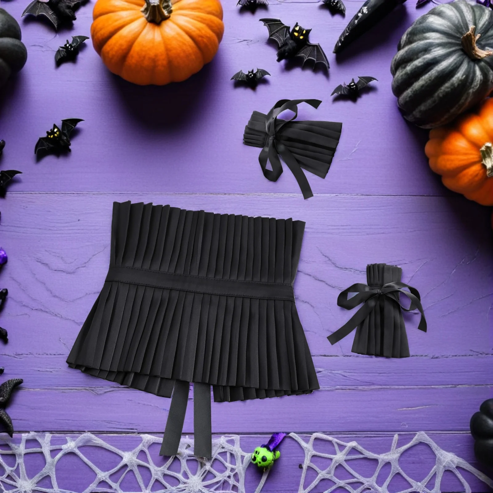 1 комплект, готический вышитый съемный воротник, манжеты на запястьях, черная рубашка, накладной воротник, костюм, рукава, аксессуары, маскарадная вечеринка
1 комплект, готический вышитый съемный воротник, манжеты на запястьях, черная рубашка, накладной воротник, костюм, рукава, аксессуары, маскарадная вечеринка