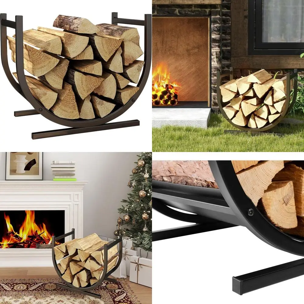 Держатель для дров из дерева для дома, декоративная подставка для дров у камина
Держатель для дров из дерева для дома, декоративная подставка для дров у камина