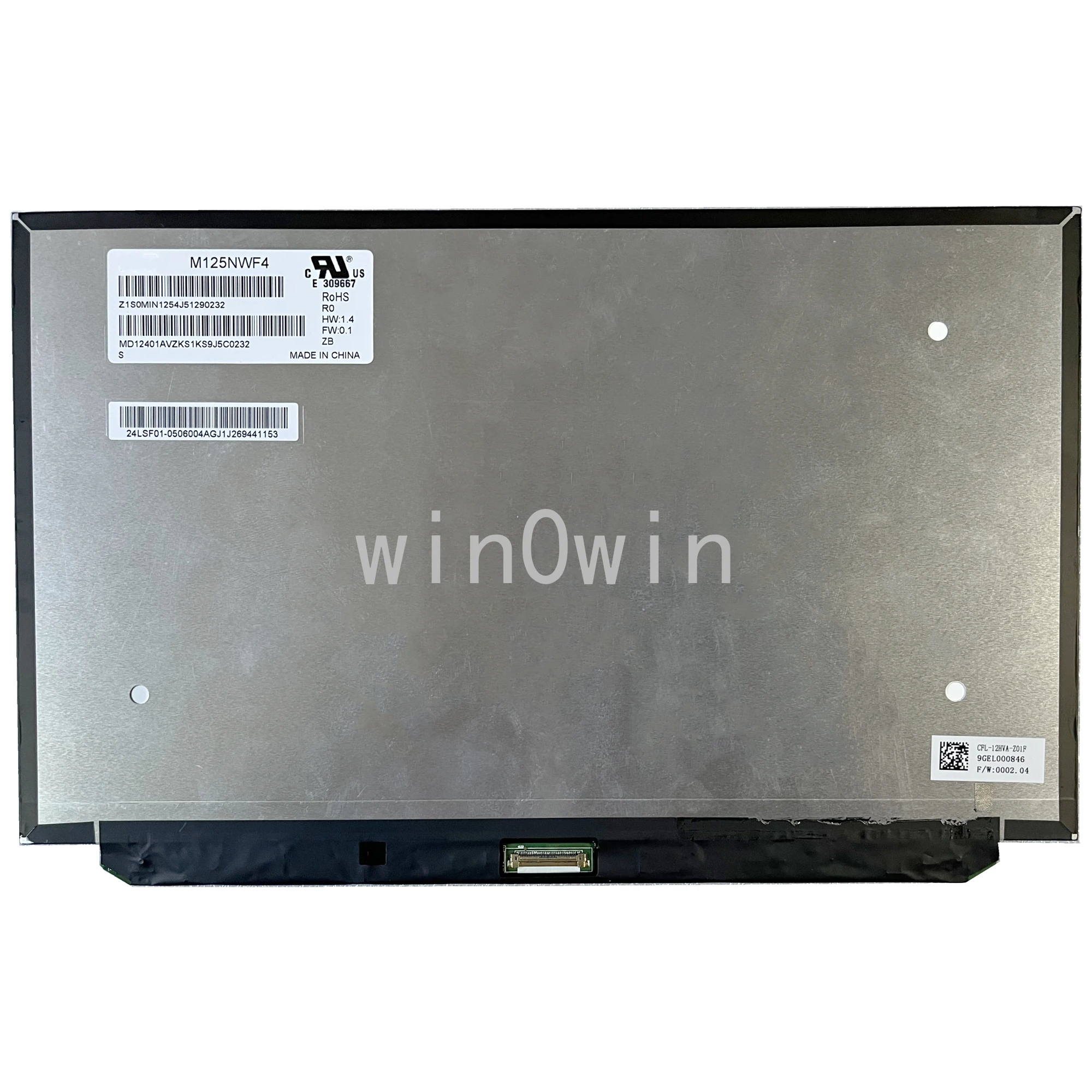 M125NWF4 R0 12.5" LED LCD Screen 1920x1080 30 Pin FHD New Replacement
M125NWF4 R0 12.5" LED LCD Screen 1920x1080 30 Pin FHD New Replacement