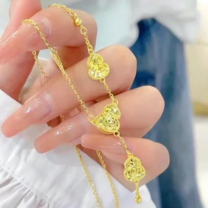 Luxury 24K 9999 Pure Gold Chopped Ice Ice Gourd Tassel Necklace Women Fulu Fish Scale Pendant Clavicle Chain
Luxury 24K 9999 Pure Gold Chopped Ice Ice Gourd Tassel Necklace Women Fulu Fish Scale Pendant Clavicle Chain