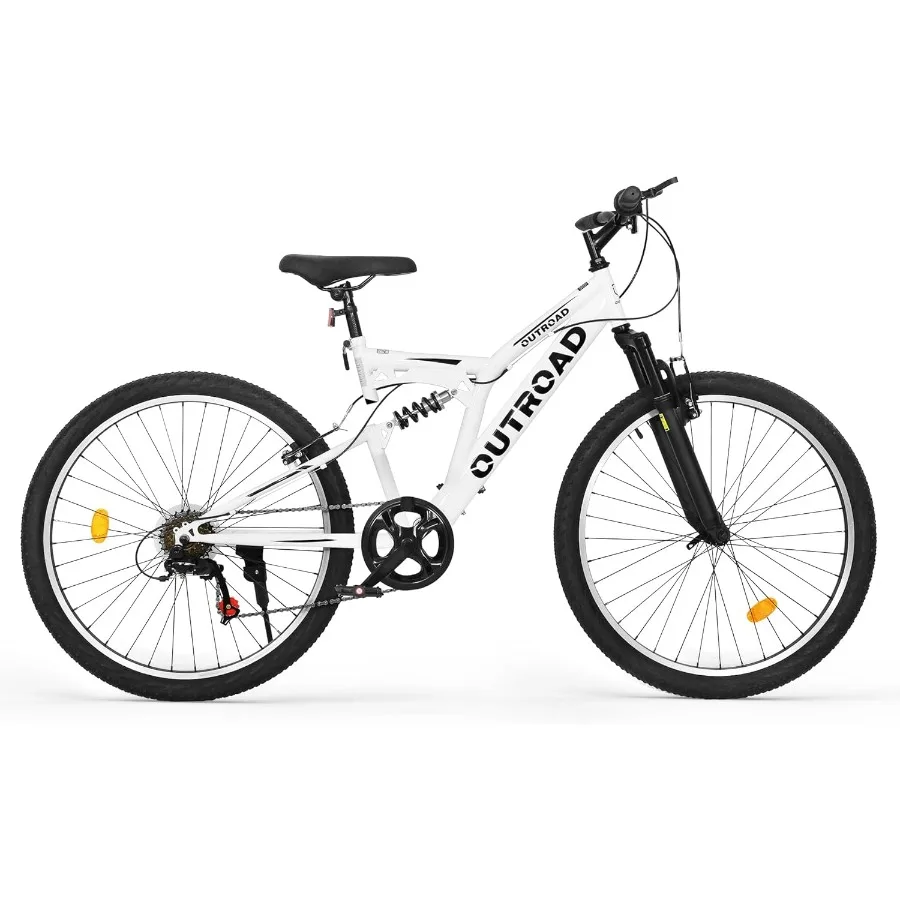 26 Inch 7 Speed Mountain Bike for Adult Men and Women with Dual Full Suspension and Dual V Brake Design Ideal for Off-Road Trai
26 Inch 7 Speed Mountain Bike for Adult Men and Women with Dual Full Suspension and Dual V Brake Design Ideal for Off-Road Trai