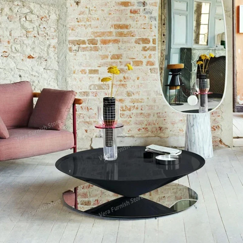 Hardcover Luxury Coffee Tables Bedroom Black Round Floor Tea Coffee Tables Center Italian Mesa Centro Salon Home Furniture
Hardcover Luxury Coffee Tables Bedroom Black Round Floor Tea Coffee Tables Center Italian Mesa Centro Salon Home Furniture