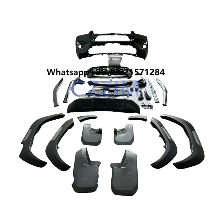 Auto Parts Front Bumper Grille Fender Flares Edition Upgrade Kit Bodykit for Hilux 2024
Auto Parts Front Bumper Grille Fender Flares Edition Upgrade Kit Bodykit for Hilux 2024