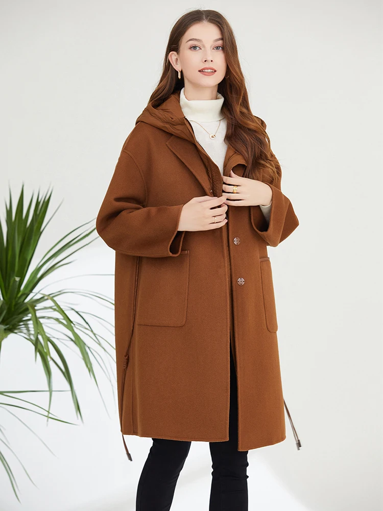 Double-Faced Woolen Jaet Vest Set with Hat Woolen Outerwear Women's Mid-Length Winter High-End Feel New 2023
Double-Faced Woolen Jaet Vest Set with Hat Woolen Outerwear Women's Mid-Length Winter High-End Feel New 2023