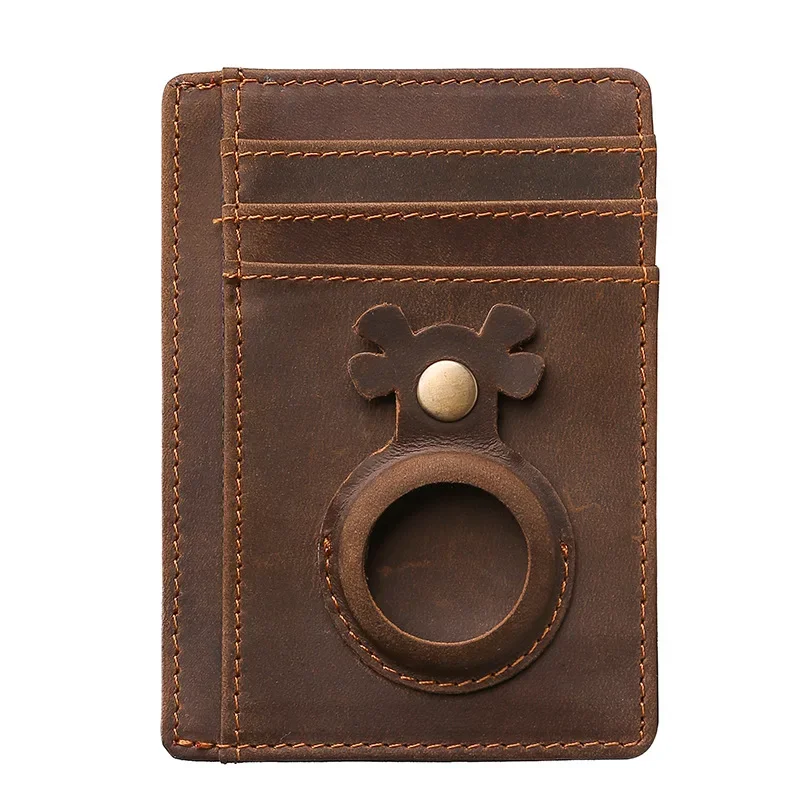Airtag Wallet Genuine Leather Slim Credential Holder Bank Card Holder Wallet with Airtag Holder
Airtag Wallet Genuine Leather Slim Credential Holder Bank Card Holder Wallet with Airtag Holder