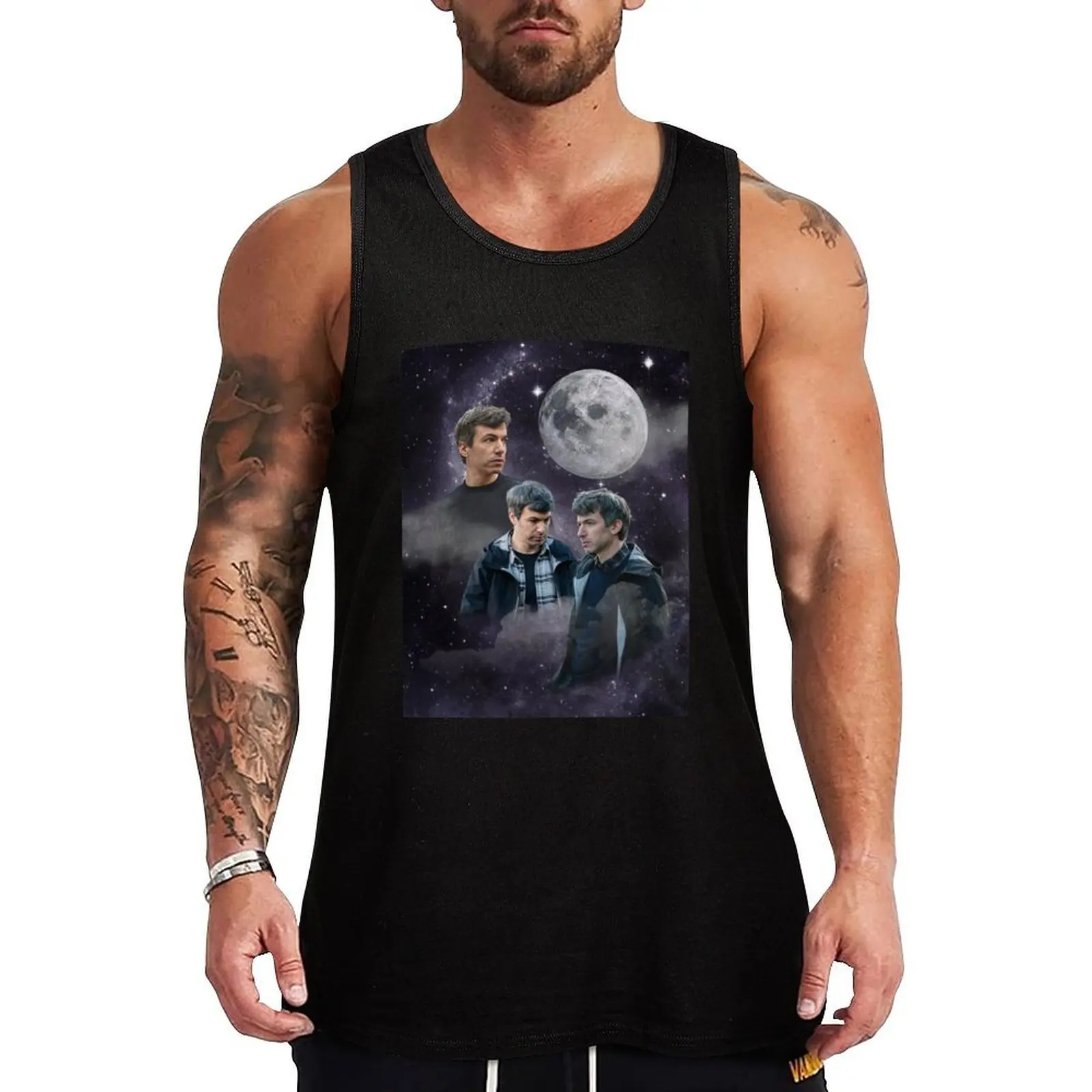 Nathan Fielder Dramatic Galaxy Wolf Print Style Tank Top Relaxed Casual Tank Top Summer Loose Sleeveless Tee
Nathan Fielder Dramatic Galaxy Wolf Print Style Tank Top Relaxed Casual Tank Top Summer Loose Sleeveless Tee