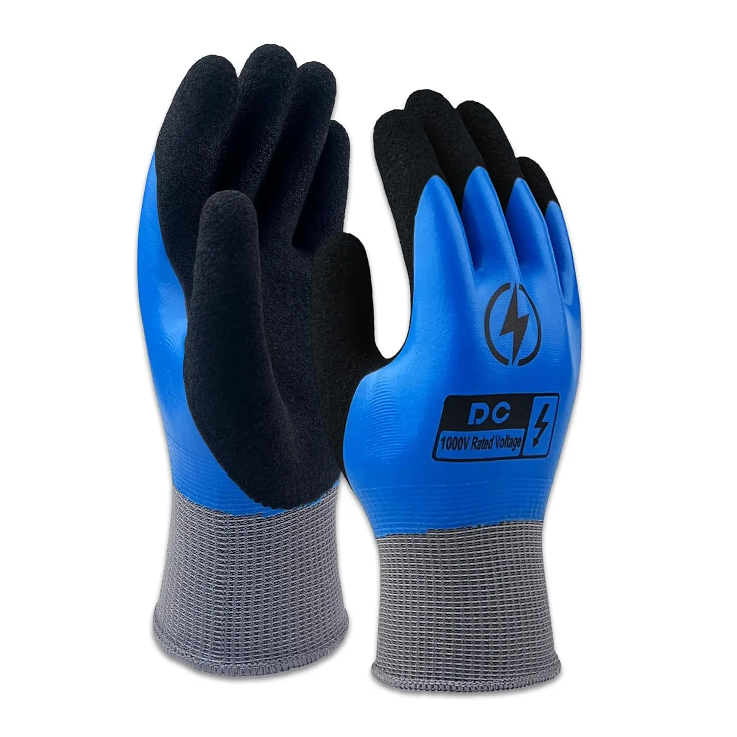 ASTM D120 Certified 1000V Insulated Electrician Gloves, High Voltage Resistant, Flame Retardant, Non-slip Rubber Palm, Large
ASTM D120 Certified 1000V Insulated Electrician Gloves, High Voltage Resistant, Flame Retardant, Non-slip Rubber Palm, Large