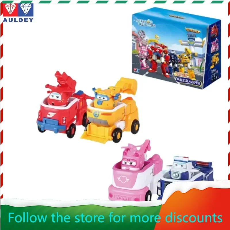 AULDEY ORIGINAL Super Wings Q-version Combined Mecha Robot Set Movable Model Collection Children 's Holiday Gift in Stock 
AULDEY ORIGINAL Super Wings Q-version Combined Mecha Robot Set Movable Model Collection Children 's Holiday Gift in Stock
