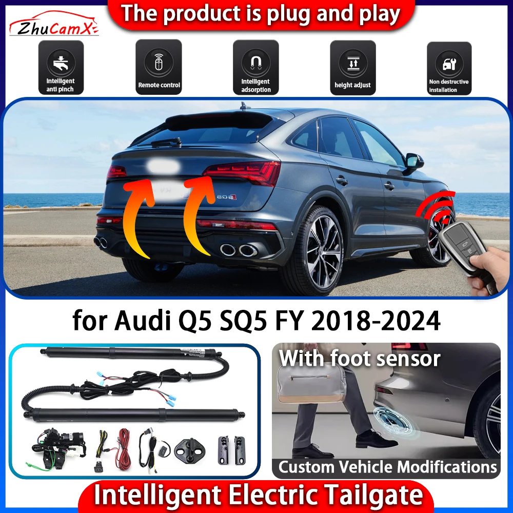 ZhuCamX Smart Powered Tailgate System for Audi Q5 SQ5 FY 2018-2024 Automatic Intelligent Electric Trunk Lift Control Kit
ZhuCamX Smart Powered Tailgate System for Audi Q5 SQ5 FY 2018-2024 Automatic Intelligent Electric Trunk Lift Control Kit