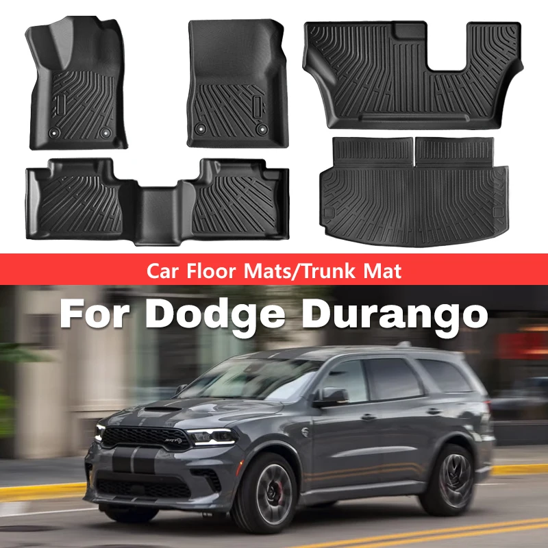 Floor Mats For Dodge Durango 2016-2024 All Weather Waterproof All Weather Mats Black TPE trunk Liners Auto Interior Accessorie
Floor Mats For Dodge Durango 2016-2024 All Weather Waterproof All Weather Mats Black TPE trunk Liners Auto Interior Accessorie