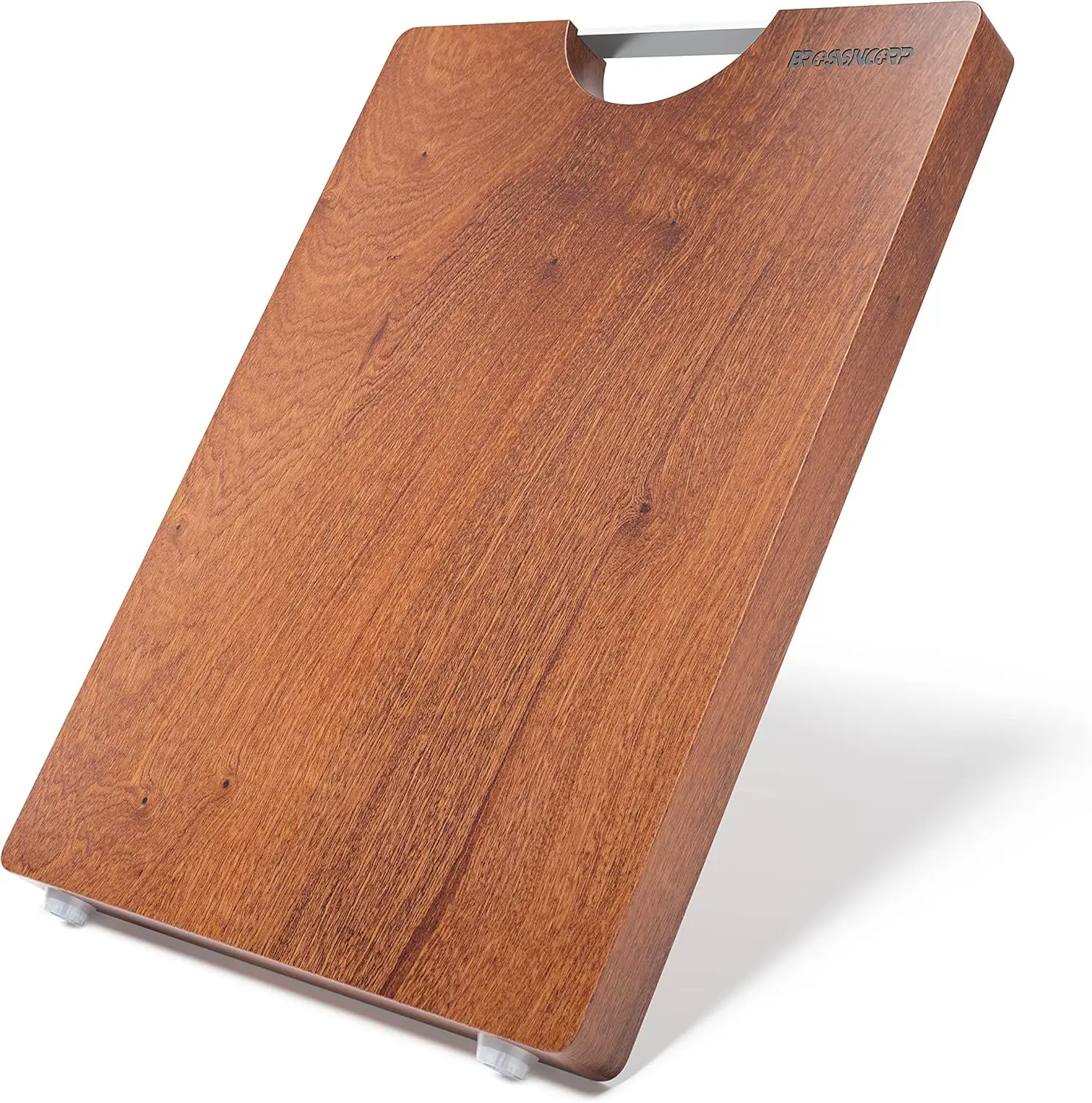 Solid Sapele Wood Cutting Board, One-Piece No Glue, Non-Toxic Edge Grain Butcher Block (Large 15.74x11.14x1.18in)
Solid Sapele Wood Cutting Board, One-Piece No Glue, Non-Toxic Edge Grain Butcher Block (Large 15.74x11.14x1.18in)