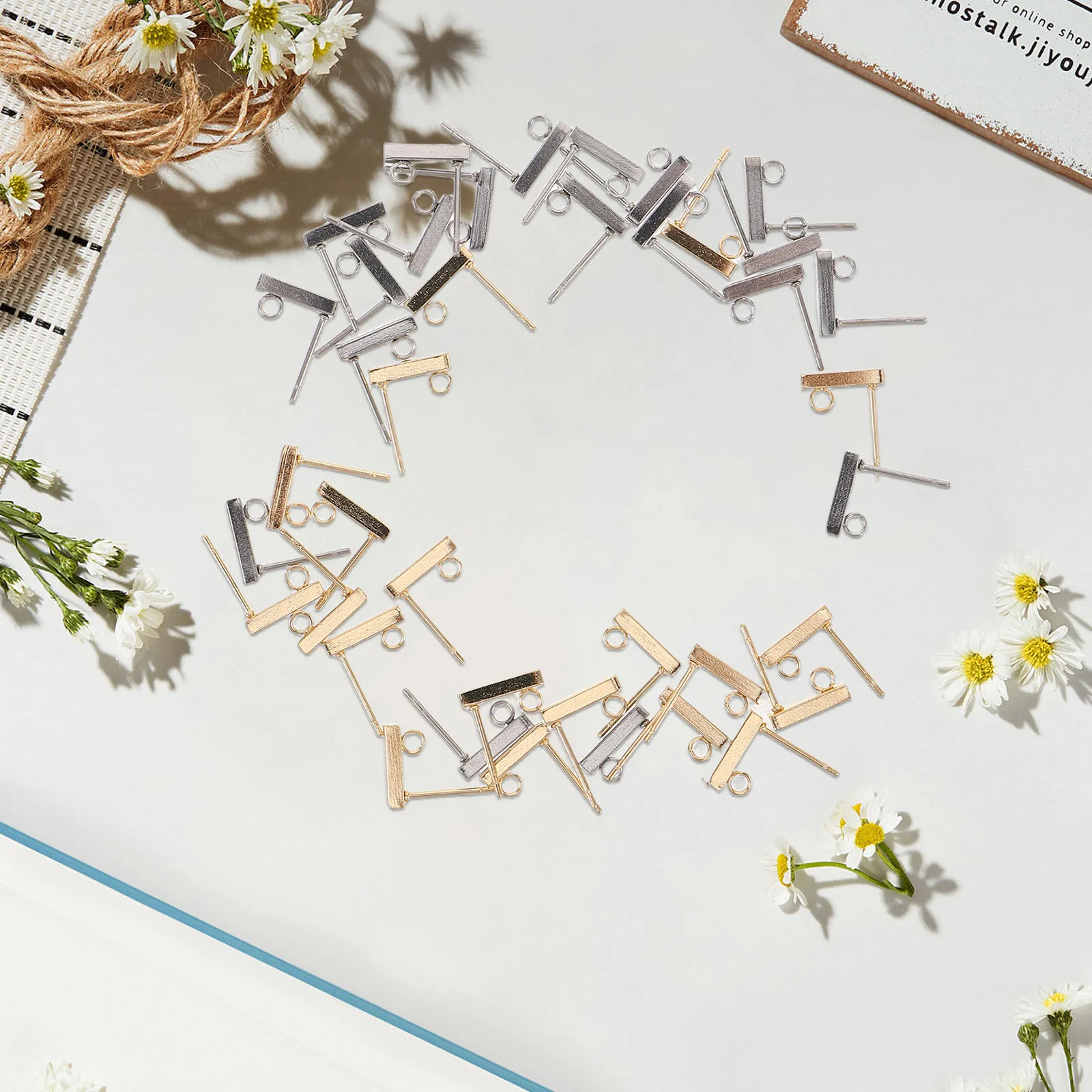 40 шт. прямоугольных Т-образных заготовок для серег-гвоздиков из нержавеющей стали для самостоятельного изготовления украшений, унисекс, для создания серег-гвоздиков и пусет
40 шт. прямоугольных Т-образных заготовок для серег-гвоздиков из нержавеющей стали для самостоятельного изготовления украшений, унисекс, для создания серег-гвоздиков и пусет