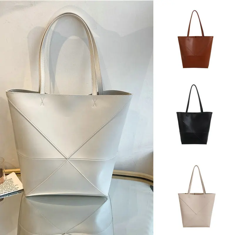 2025 Diamond Foldable Bucket Bag Lady Luxury Design Thread Shoulder Bags Large Capacity Leather Tote Bag Women Commuting Bags
2025 Diamond Foldable Bucket Bag Lady Luxury Design Thread Shoulder Bags Large Capacity Leather Tote Bag Women Commuting Bags
