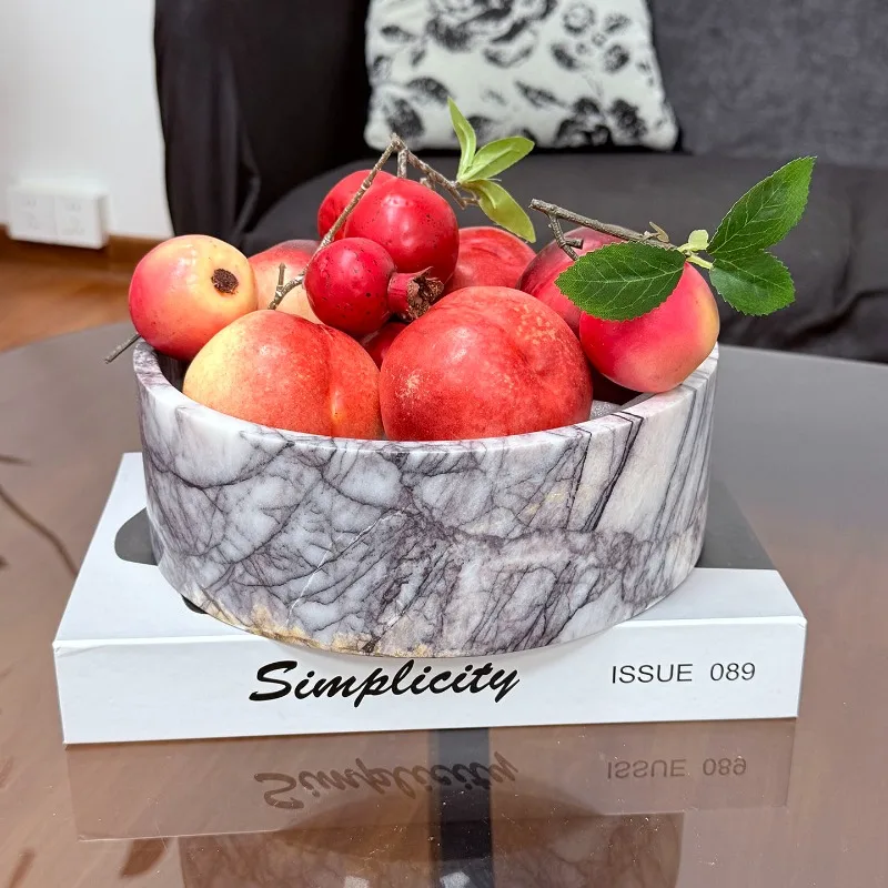 Luxury Marble Snow Plum Fruit Plate High-End Storage Tray Custom for Villa Living Room Dining Room Model Room
Luxury Marble Snow Plum Fruit Plate High-End Storage Tray Custom for Villa Living Room Dining Room Model Room