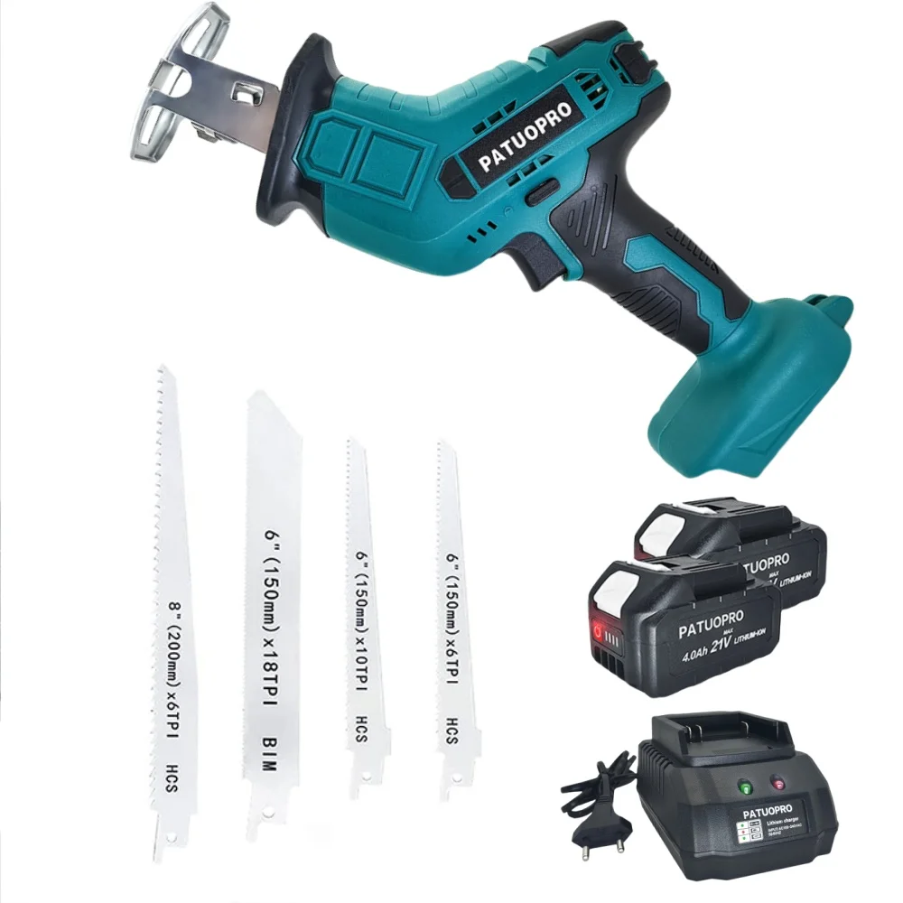 Cordless Electric Reciprocating Saw Adjustable Speed Cutting Saw Wood Metal PVC Pipe Cutting Power Tool For Makita 18V Battery
Cordless Electric Reciprocating Saw Adjustable Speed Cutting Saw Wood Metal PVC Pipe Cutting Power Tool For Makita 18V Battery