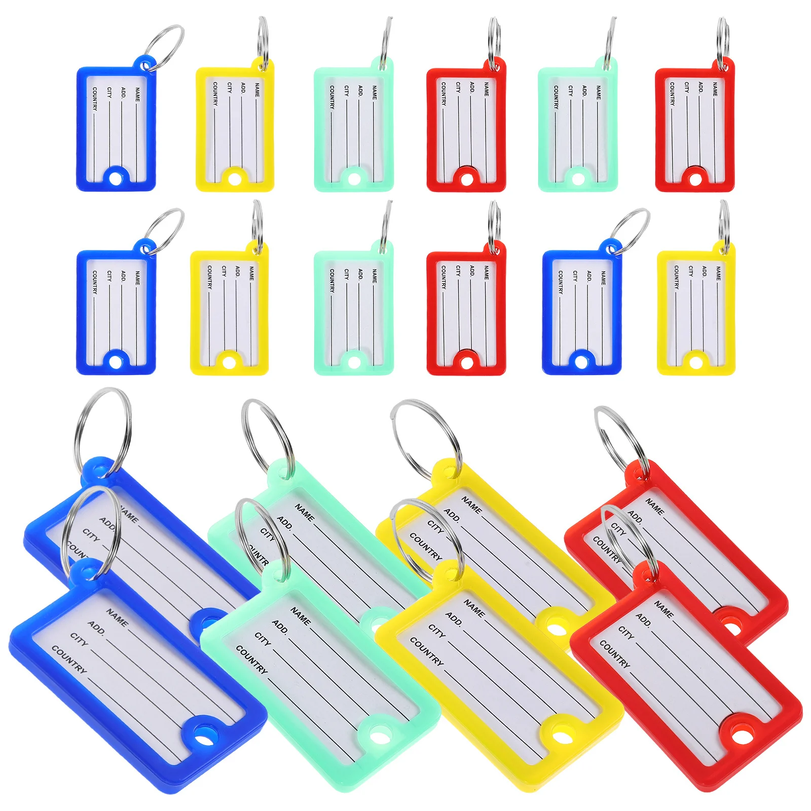 20Pcs Plastic Key Tags Numbered Writable Labels Identification Key Rings for Office Home Travel Use Nameplate Keychain
20Pcs Plastic Key Tags Numbered Writable Labels Identification Key Rings for Office Home Travel Use Nameplate Keychain