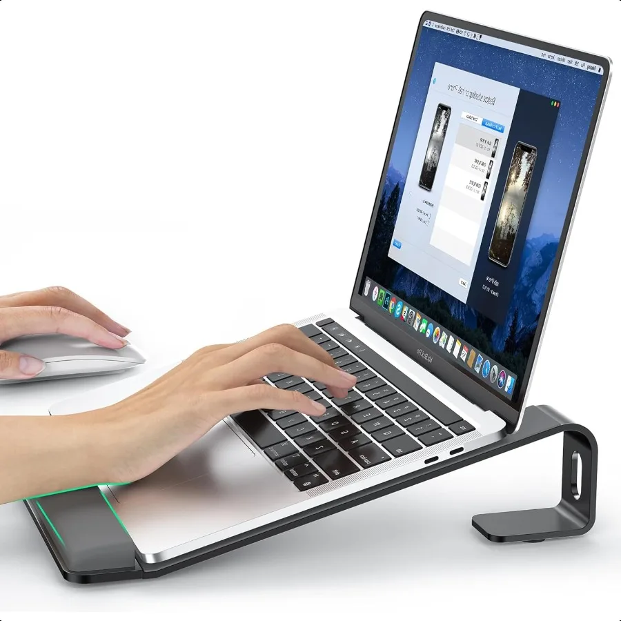 Laptop Stand for Desk Metal Laptop Stand with Wrist port Ergonomic Detachable Laptop Riser Aluminum Protable Computer Stand for
Laptop Stand for Desk Metal Laptop Stand with Wrist port Ergonomic Detachable Laptop Riser Aluminum Protable Computer Stand for