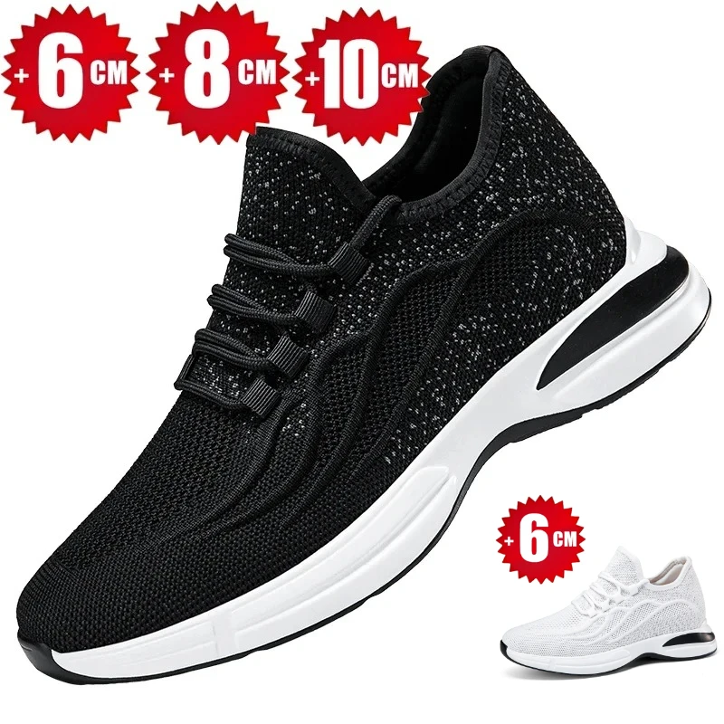 2026 Flying Woven 6/8cm Height Increasing Shoes Men High Quality Breathable Causal Sneakers Male Non-Slip Jogging Walking Shoes
2026 Flying Woven 6/8cm Height Increasing Shoes Men High Quality Breathable Causal Sneakers Male Non-Slip Jogging Walking Shoes