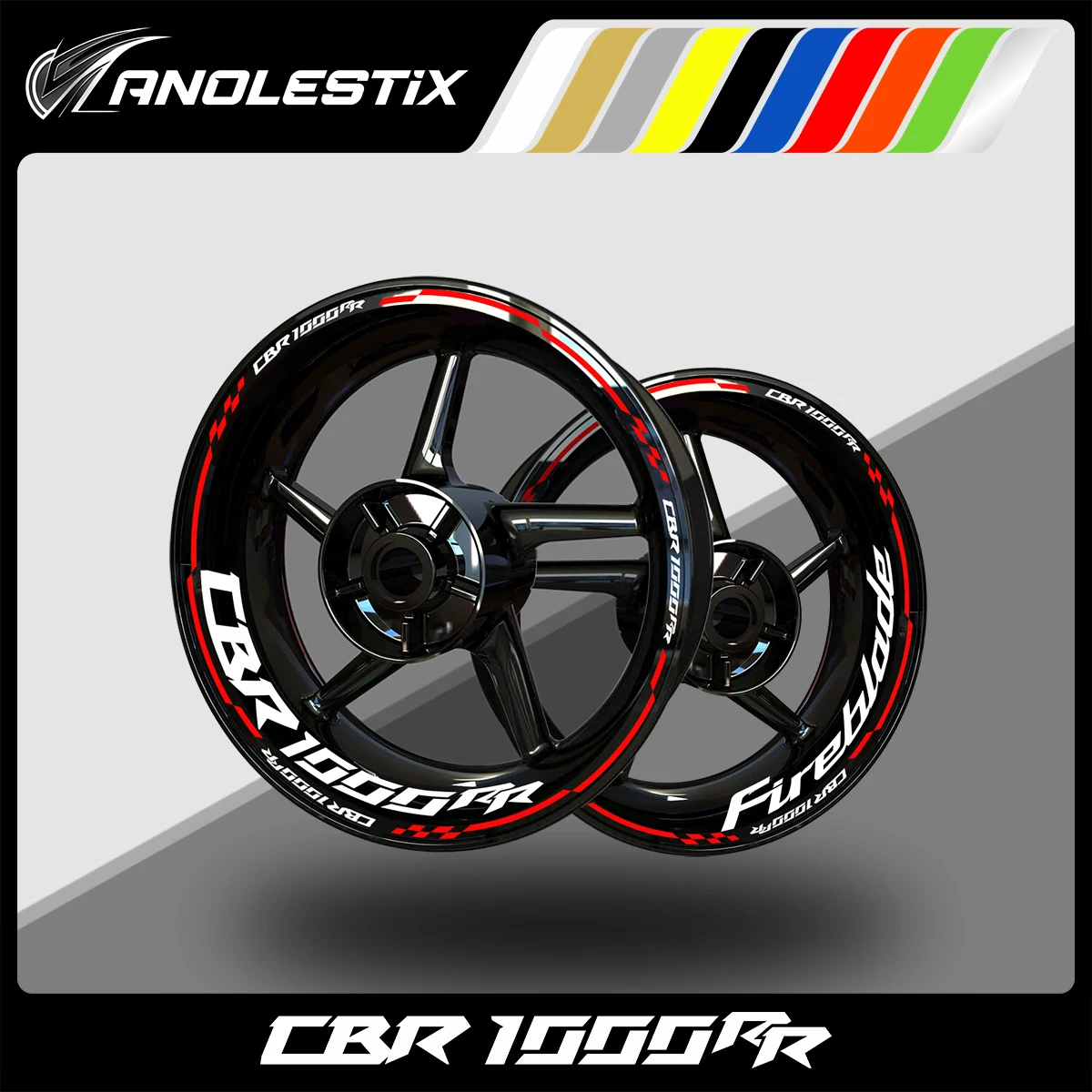 AnoleStix Reflective Motorcycle Wheel Sticker Hub Decal Rim Stripe Tape For Honda CBR 1000RR 2024 2023 2022 2021 2020 2019 2018
AnoleStix Reflective Motorcycle Wheel Sticker Hub Decal Rim Stripe Tape For Honda CBR 1000RR 2024 2023 2022 2021 2020 2019 2018