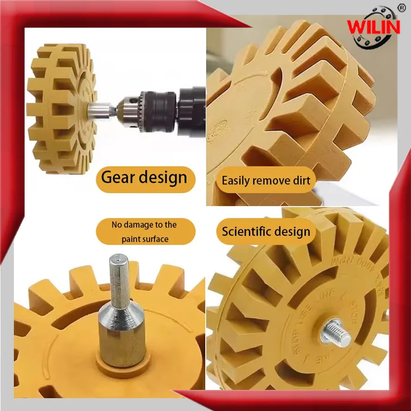 Decal Remover Eraser Wheel Removes Pinstripes Vinyl Tapes Sticker Adhesive Remover Wheel for Drill Rubber Eraser Remover Tool
Decal Remover Eraser Wheel Removes Pinstripes Vinyl Tapes Sticker Adhesive Remover Wheel for Drill Rubber Eraser Remover Tool