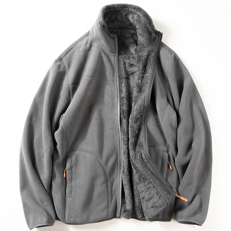 Thickened Fleece Lined Casual Jacket Men's Autumn Winter Standard Fit Zipper Decoration Warm Stand Collar Polyester Fiber
Thickened Fleece Lined Casual Jacket Men's Autumn Winter Standard Fit Zipper Decoration Warm Stand Collar Polyester Fiber