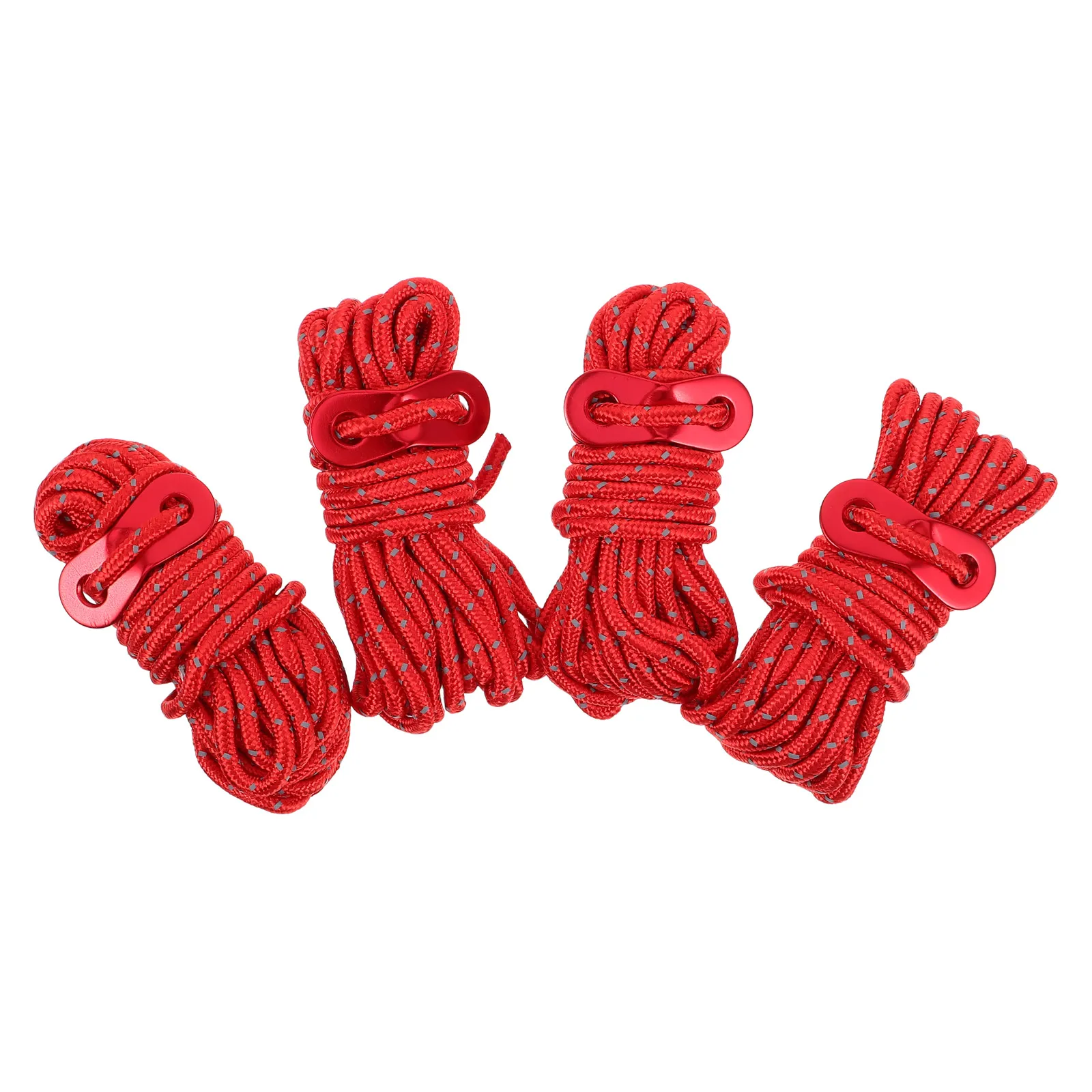 4pcs Camping Tent Rope Set Thick Reflective Cord for Outdoor Hiking Tarp Tie Down Red Hanging Portable Lightweight
4pcs Camping Tent Rope Set Thick Reflective Cord for Outdoor Hiking Tarp Tie Down Red Hanging Portable Lightweight