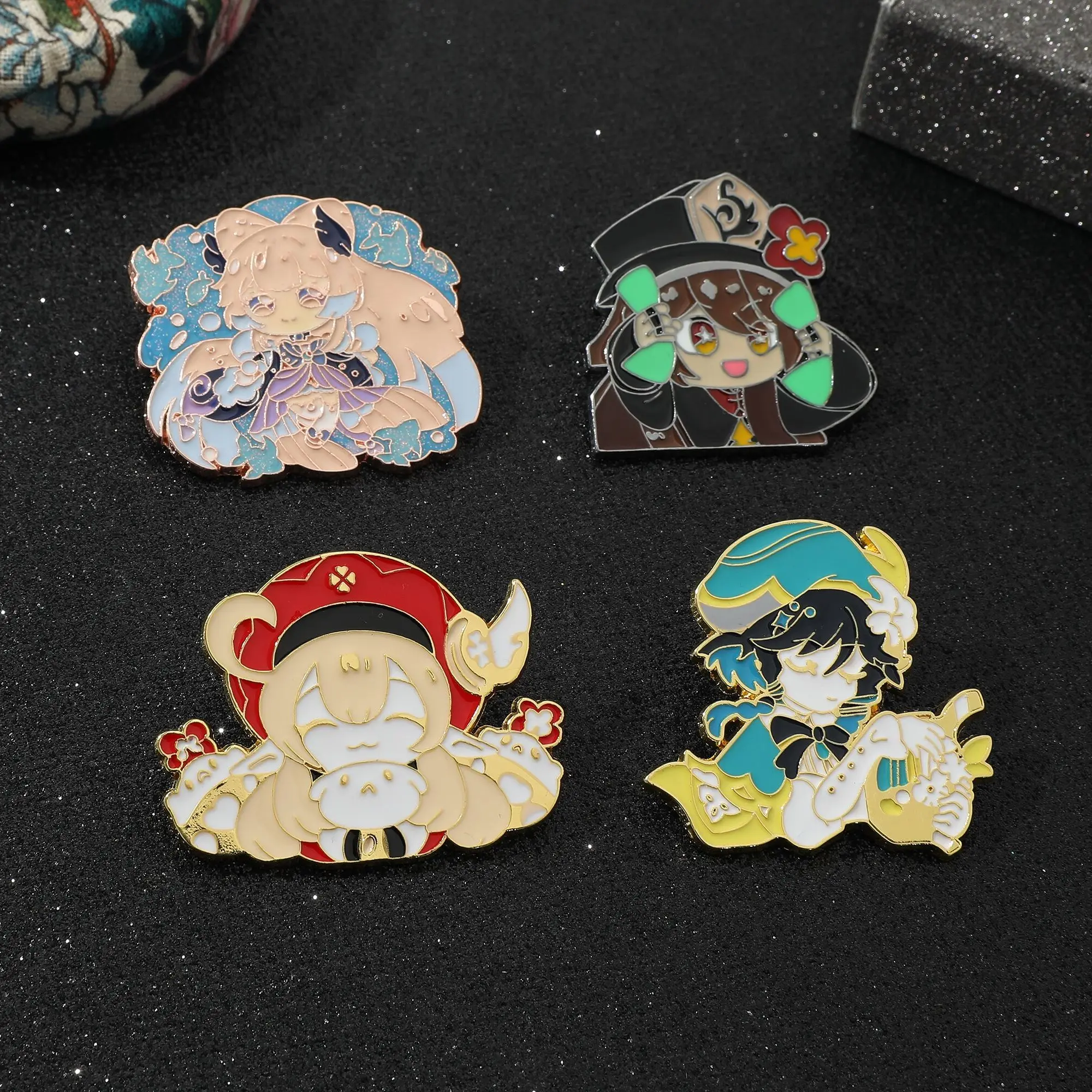 Game Genshin Impact Enamel Pin Anime Cartoon Figure Venti Hu Tao Backpack Bag Clothing Lapel Pin Metal Badge Brooch Accessories
Game Genshin Impact Enamel Pin Anime Cartoon Figure Venti Hu Tao Backpack Bag Clothing Lapel Pin Metal Badge Brooch Accessories