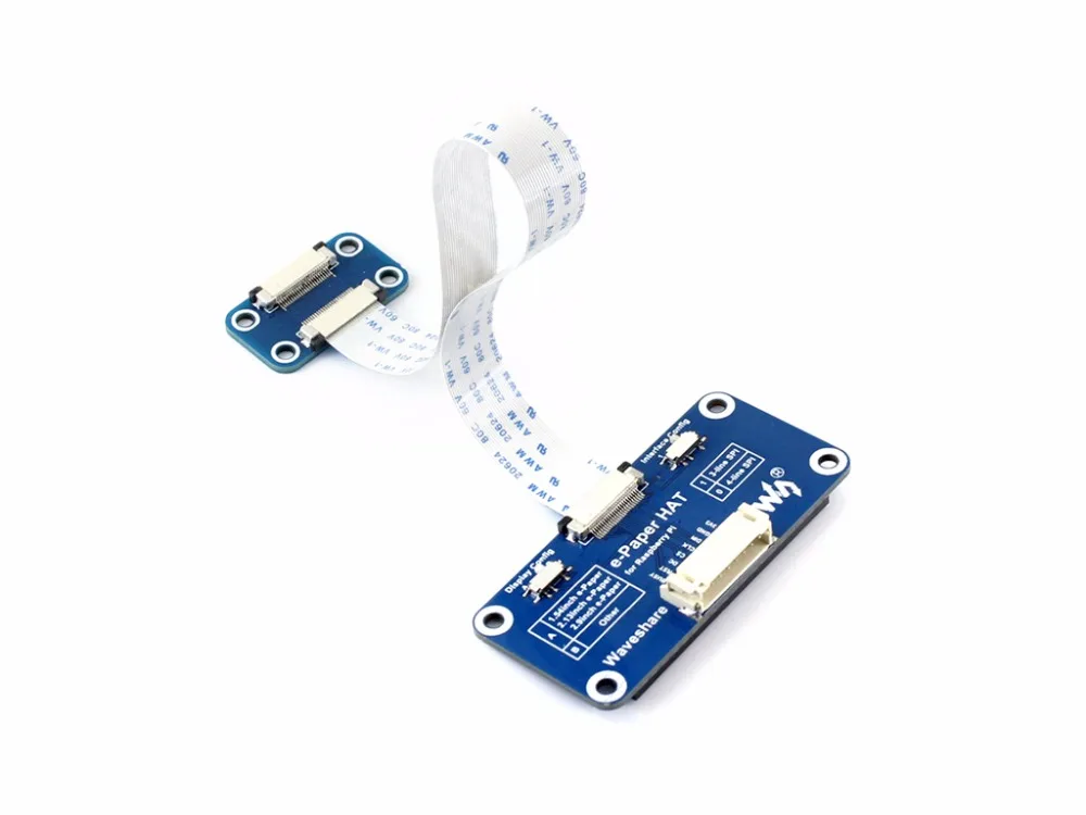 Waveshare e-Paper Driver HAT for Universal e-Paper Raw Panels E-ink paper displays compatible with Raspberry Pi 2B/3B/3B+/Zero
Waveshare e-Paper Driver HAT for Universal e-Paper Raw Panels E-ink paper displays compatible with Raspberry Pi 2B/3B/3B+/Zero