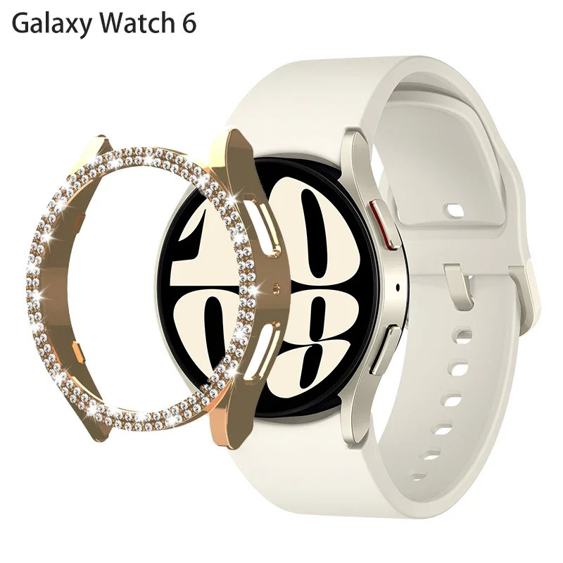 Bling Case For Samsung Galaxy Watch 6 44mm 40mm PC Hollow Frame Protective Double Diamond for Galaxy Watch 6 Case Accessories
Bling Case For Samsung Galaxy Watch 6 44mm 40mm PC Hollow Frame Protective Double Diamond for Galaxy Watch 6 Case Accessories