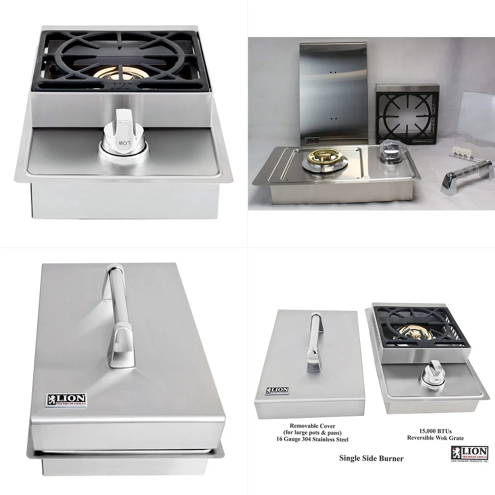 x 22.6H x 21.7D Outdoor Kitchen Drawer Combo BBQ Access Triple Propane Drawers with Welded Trash Ring Designed for BBQ Island G
x 22.6H x 21.7D Outdoor Kitchen Drawer Combo BBQ Access Triple Propane Drawers with Welded Trash Ring Designed for BBQ Island G