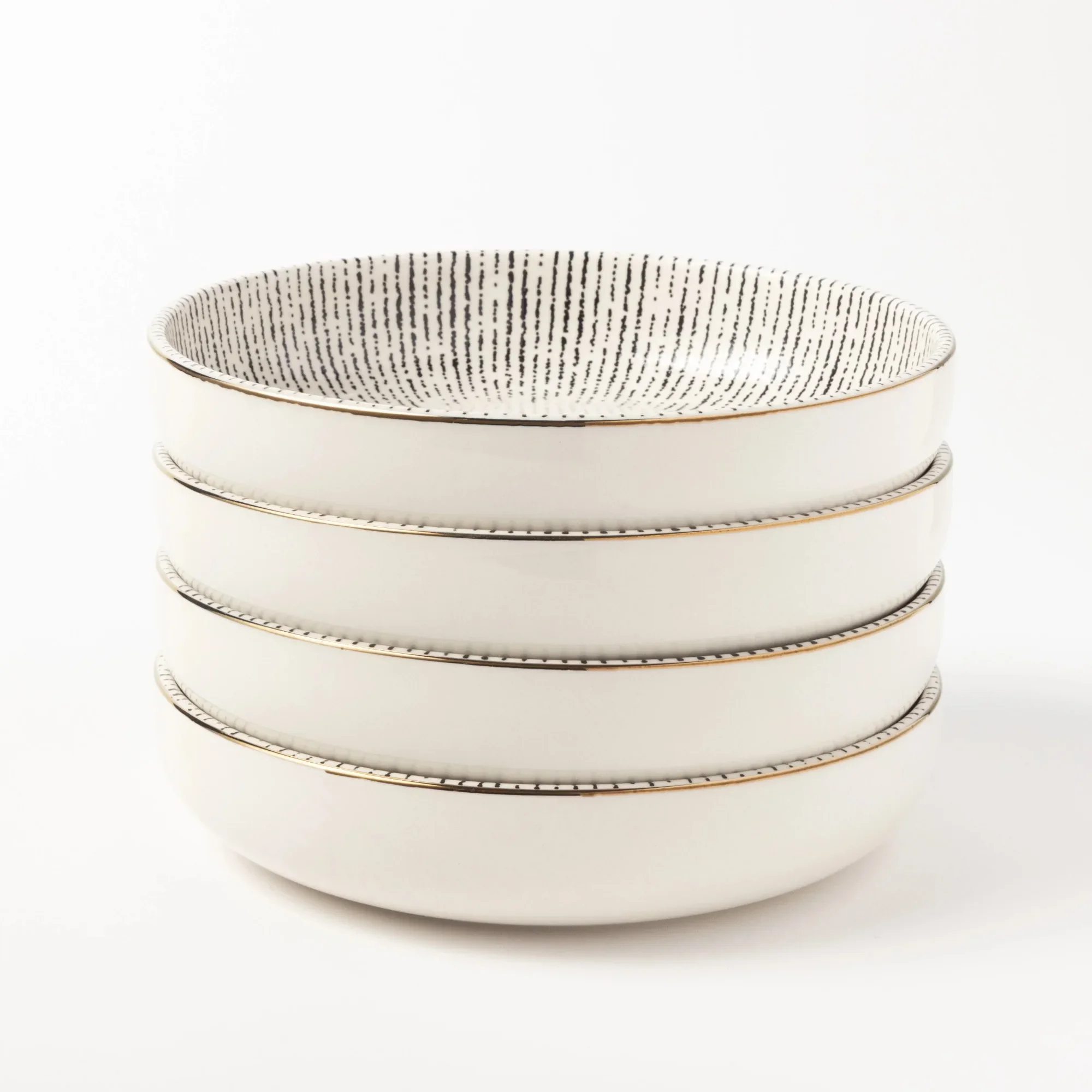 4-Pack Ceramic Low Bowls: Elegant Stoneware Salad & Soup Bowls, Durable Heat-Retaining Dish Sets for Family Dining
4-Pack Ceramic Low Bowls: Elegant Stoneware Salad & Soup Bowls, Durable Heat-Retaining Dish Sets for Family Dining