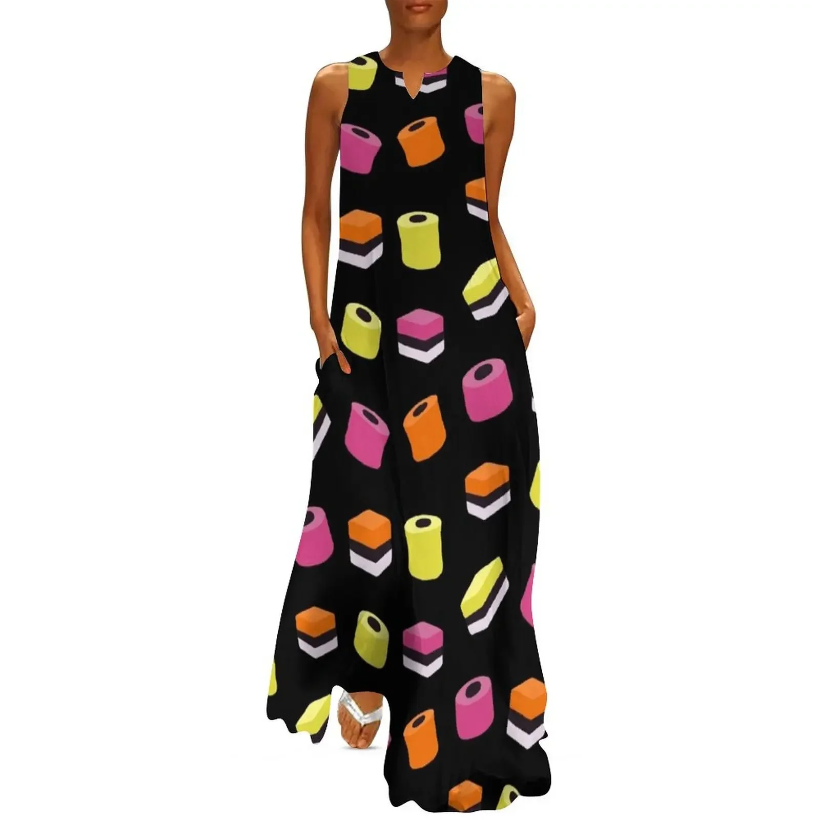 Liquorice Allsorts Sweets Long Dress purple dress birthday dresses for women Prom gown womens dress
Liquorice Allsorts Sweets Long Dress purple dress birthday dresses for women Prom gown womens dress