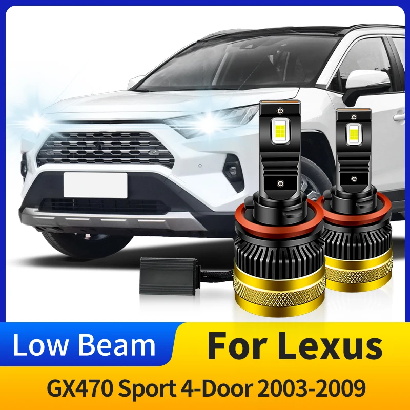 2Pcs LED Car Front Head Light Lamps Bulb For Lexus GX470 2003-2009 2005 2006 Low Beam H11 Headlight Bulb 30000LM Car Accessories
2Pcs LED Car Front Head Light Lamps Bulb For Lexus GX470 2003-2009 2005 2006 Low Beam H11 Headlight Bulb 30000LM Car Accessories