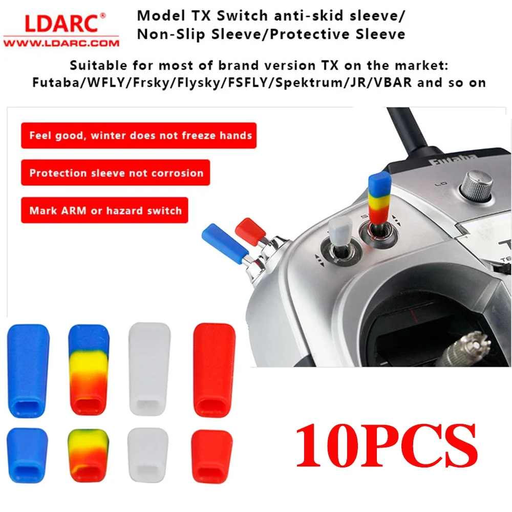 10PCS LDARC TX Switch Nati-Skid Sleeve/Non-Slip Sleeve Protective Sleeve for Flysky JR Radio Transmitter Spare Parts Accessories
10PCS LDARC TX Switch Nati-Skid Sleeve/Non-Slip Sleeve Protective Sleeve for Flysky JR Radio Transmitter Spare Parts Accessories