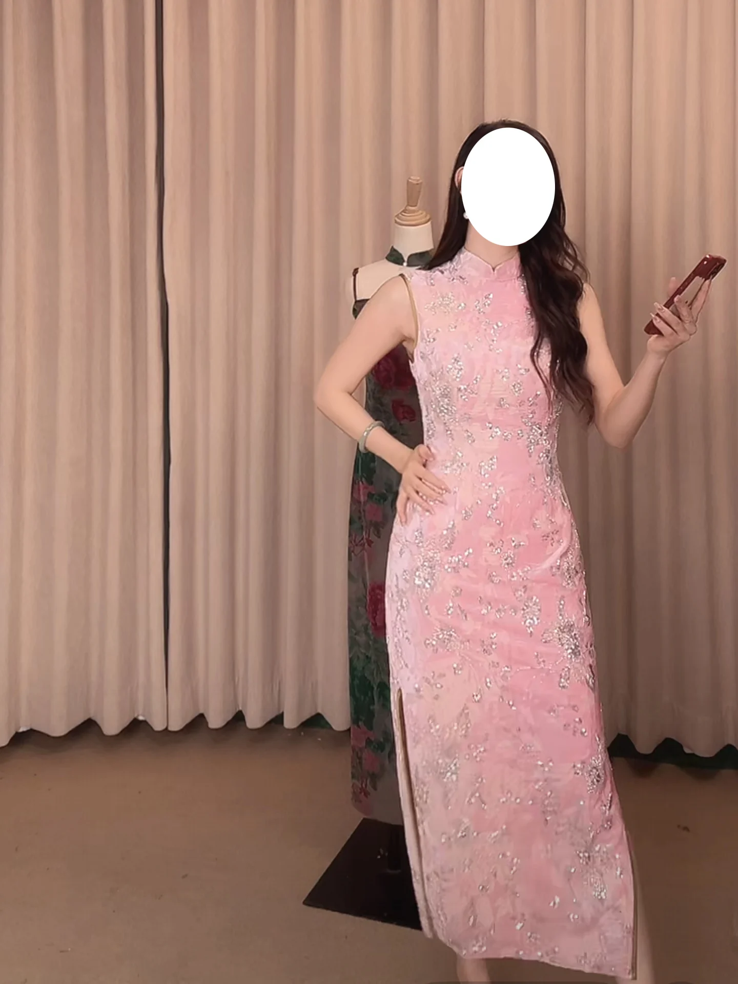 New Chinese Sle Long Pink Qipao Dr Young Improved Stand Collar Evening Gown Winter Heavy Embroidery Gold Plated Bead Dr
New Chinese Sle Long Pink Qipao Dr Young Improved Stand Collar Evening Gown Winter Heavy Embroidery Gold Plated Bead Dr