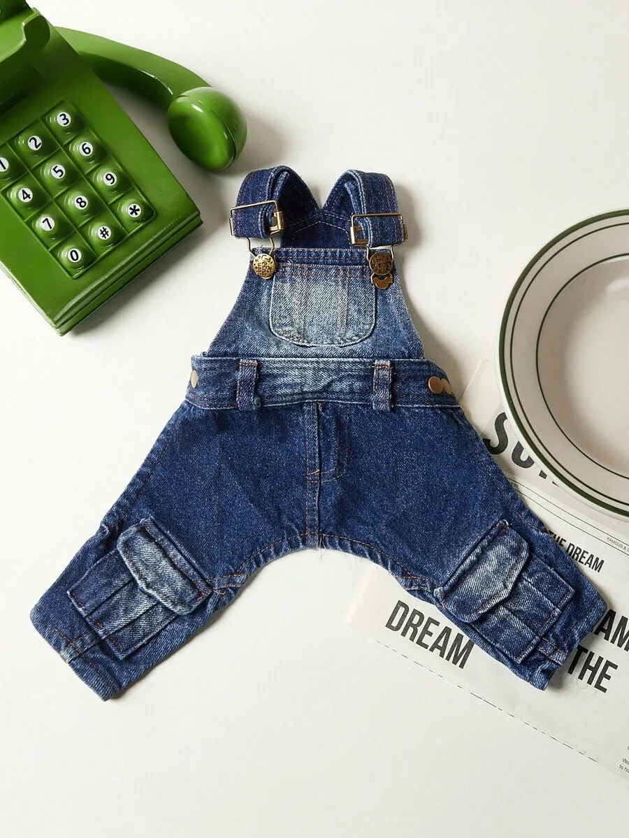 Casual Fashion Pet Overalls Cool Blue Jumpsuit For Dog Daily Wear
Casual Fashion Pet Overalls Cool Blue Jumpsuit For Dog Daily Wear