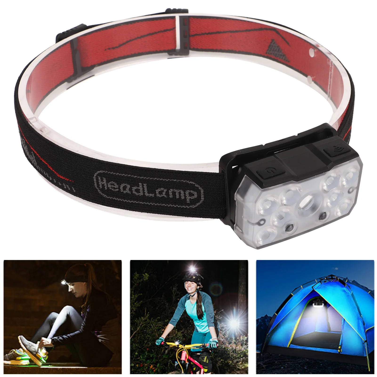 ZK50 LED Head Light Fixed Focus Sensor Super Bright IPX4 Waterproof Rechargeable Headlamp with Red White Light for Outdoor
ZK50 LED Head Light Fixed Focus Sensor Super Bright IPX4 Waterproof Rechargeable Headlamp with Red White Light for Outdoor