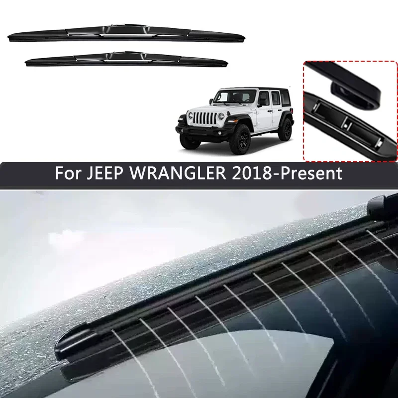16" Car Upgrade Windshield Water Spray Custom Wet Arm Frameless Wiper Blades For JEEP WRANGLER 2018-Present Cleaning Accessories
16" Car Upgrade Windshield Water Spray Custom Wet Arm Frameless Wiper Blades For JEEP WRANGLER 2018-Present Cleaning Accessories