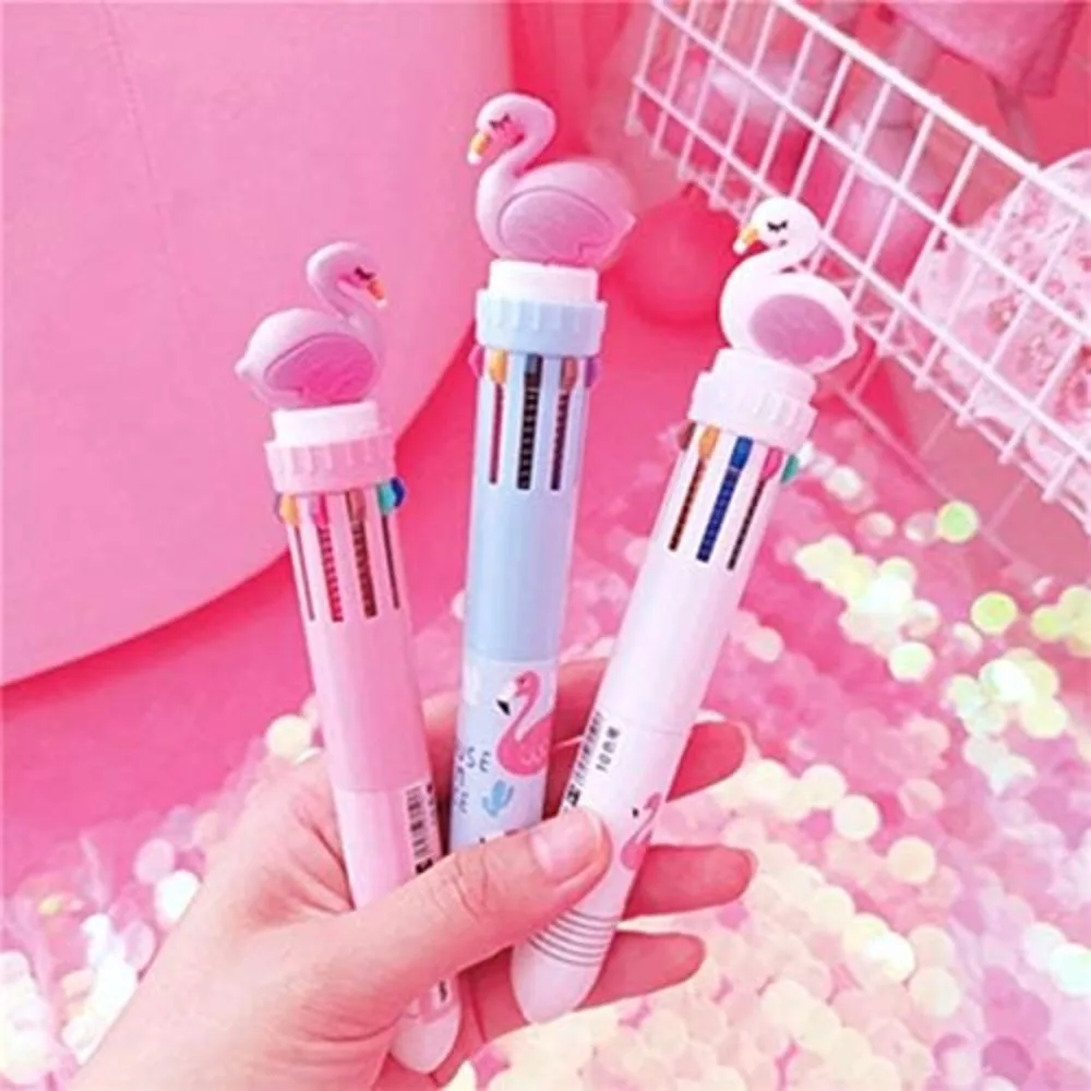 12 Pcs Kawaii Flamingo Gel Pens 0 5mm Cute Stationery Children's School Supplies
12 Pcs Kawaii Flamingo Gel Pens 0 5mm Cute Stationery Children's School Supplies