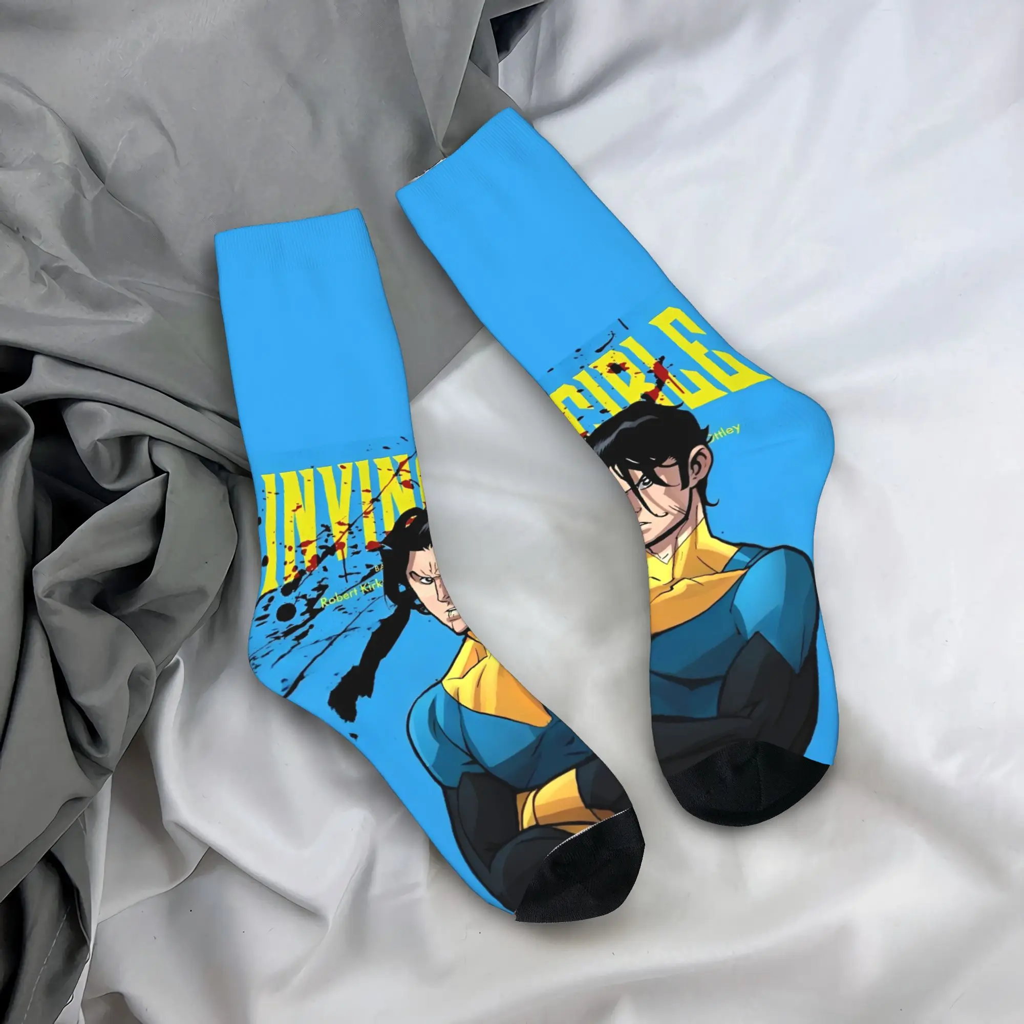 Invincible Universe Cartoon Mark Grayson Stockings Gothic Socks Winter Anti Skid Socks Unisex Men Outdoor Breathable Socks
Invincible Universe Cartoon Mark Grayson Stockings Gothic Socks Winter Anti Skid Socks Unisex Men Outdoor Breathable Socks